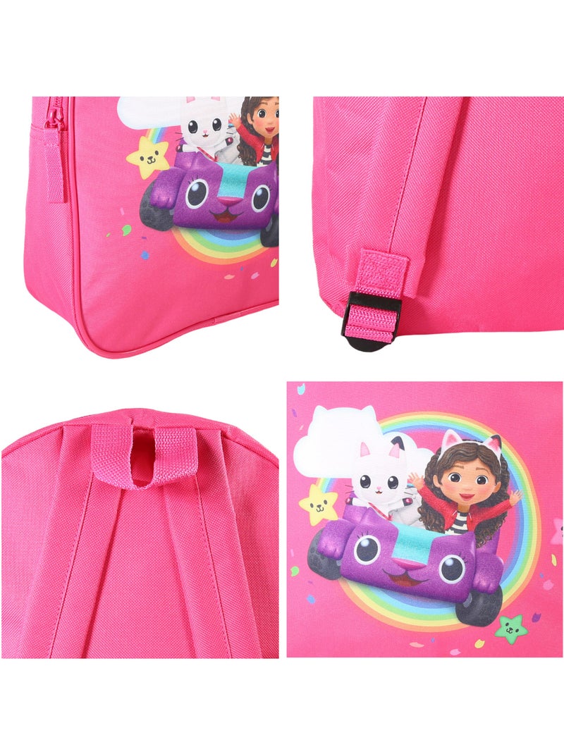 Sac à dos goûter  31 cm rose Gabby et La Maison Magique - Bagtrotter Rose - Kiabi