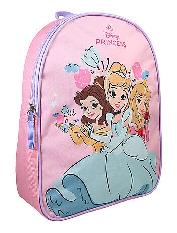 Sac à dos goûter 31 cm rose Princesses Disney - Bagtrotter