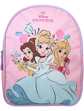 Sac à dos goûter 31 cm rose Princesses Disney - Bagtrotter