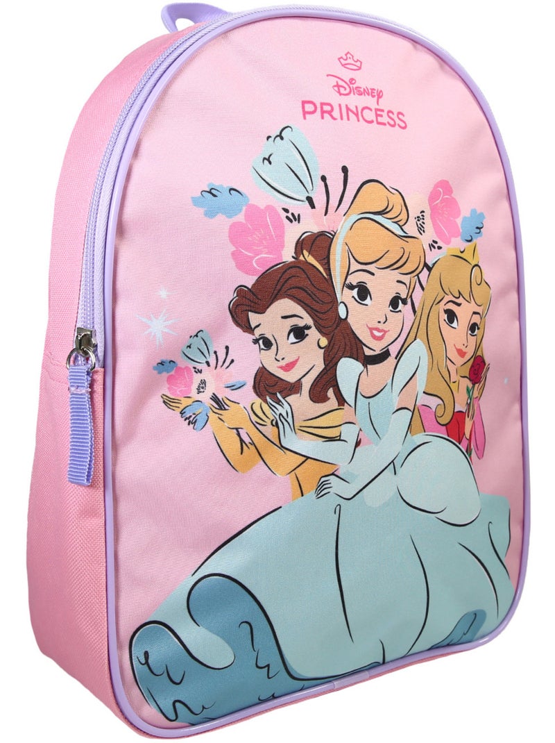 Sac à dos goûter 31 cm rose Princesses Disney - Bagtrotter Rose pâle - Kiabi