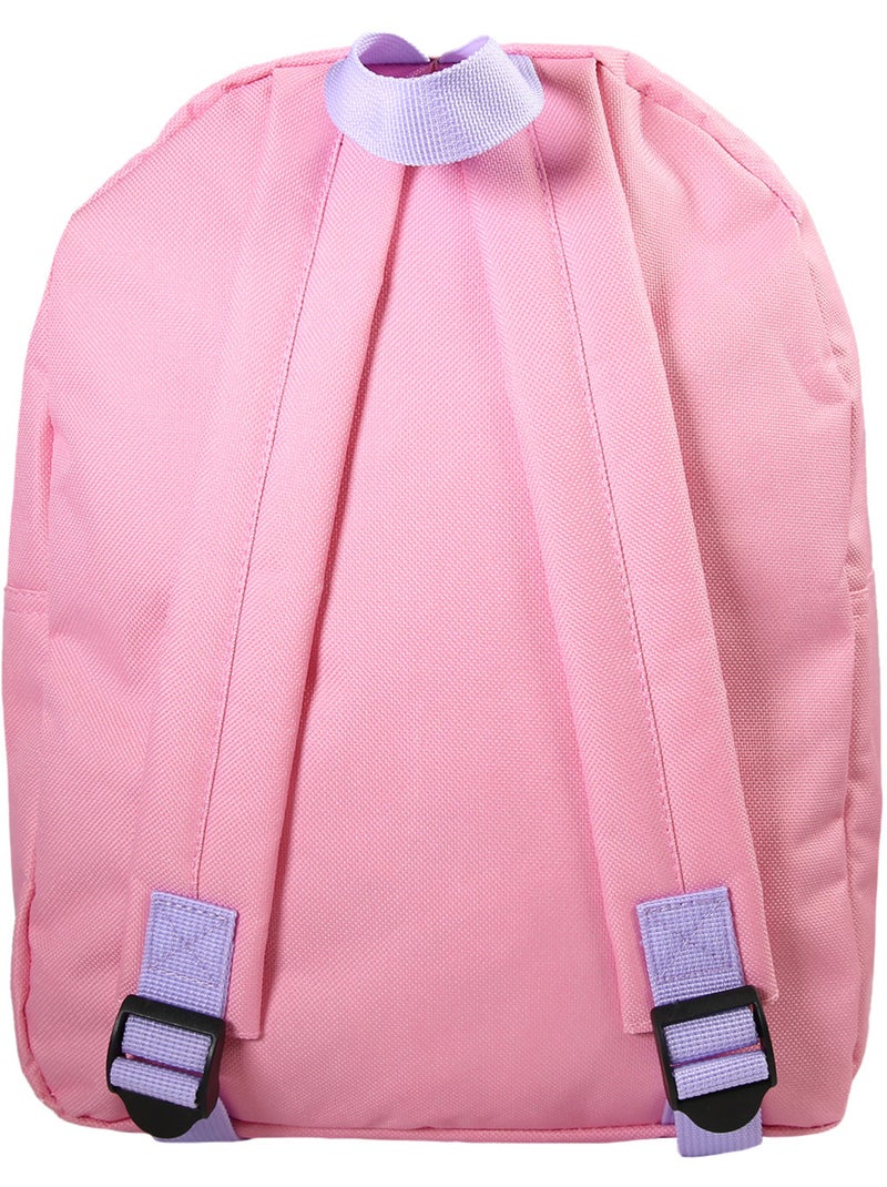 Sac à dos goûter 31 cm rose Princesses Disney - Bagtrotter Rose pâle - Kiabi