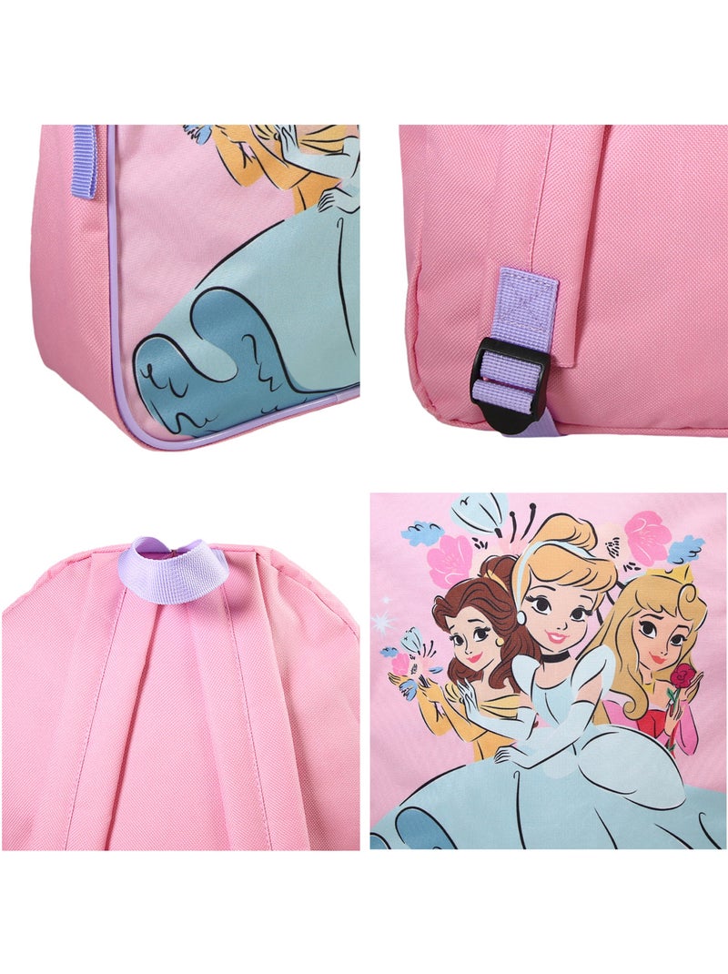 Sac à dos goûter 31 cm rose Princesses Disney - Bagtrotter Rose pâle - Kiabi