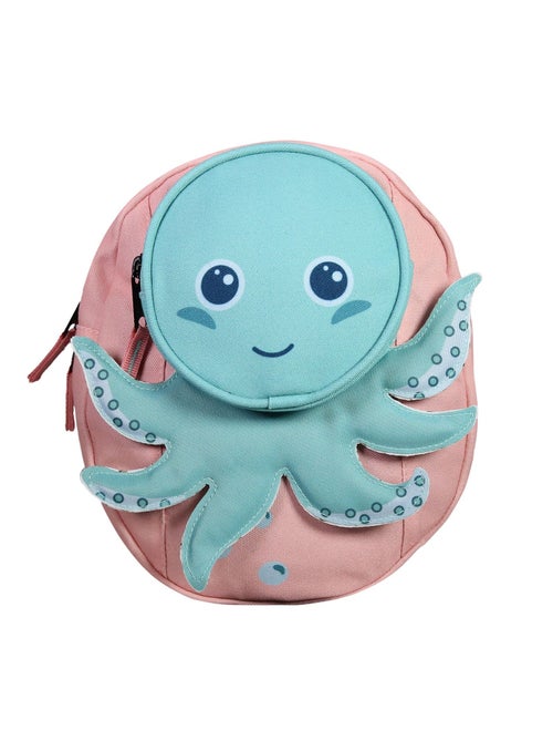 Sac à dos Goûter Maternelle Poulpe Rose et Bleu - 1 compartiment - 29x33x15cm - Bodypack - Kiabi