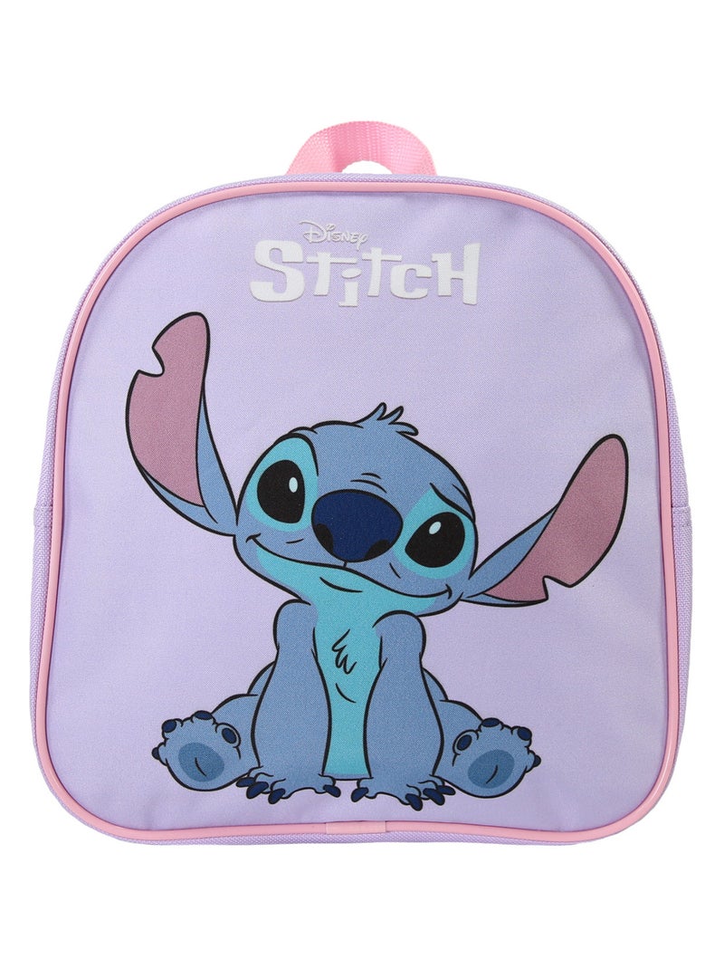 Sac à dos goûter Stitch maternelle 24 cm violet léger – bagtrotter Violet - Kiabi