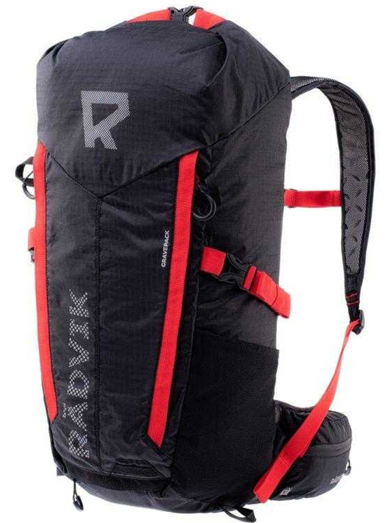 Sac à dos gravepack - radvik Noir Rouge - Kiabi