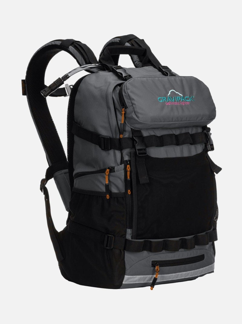 SAC A DOS GRAVIPACK HIKING 33 GRIS gris anthracite - Kiabi