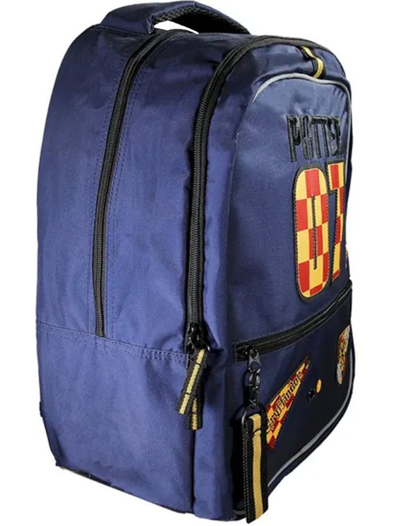 Sac à dos 'Harry Potter' – 2 compartiments Potter 07 – 42 cm Bleu Jaune - Kiabi