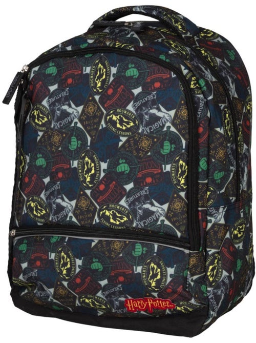 Sac à dos Harry Potter color block multicolore 42 cm 2 compartiments zippés - Kiabi Sac à dos Harry Potter color block multicolore 42 cm 2 compartiments zippés - Kiabi