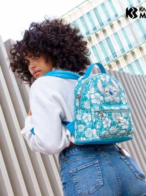 Sac à dos Heady - Disney Lilo et Stitch Aloha - Bleu - Taille Unique - Kiabi