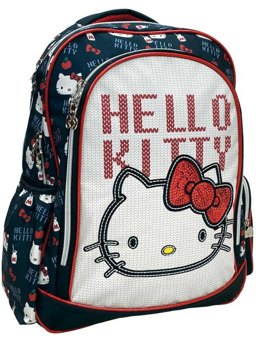 Sac à dos Hello Kitty avec nœud à sequins et 2 compartiments - Kiabi Sac à dos Hello Kitty avec nœud à sequins et 2 compartiments - Kiabi
