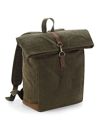 Sac à dos heritage leather accents - quadra
