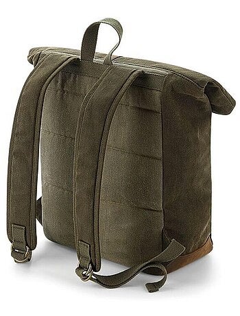 Sac à dos heritage leather accents - quadra