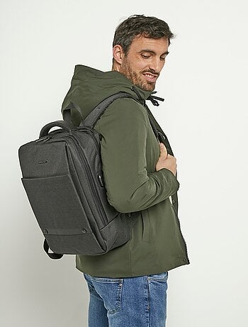 Sac à dos homme multipoches zippé - AFIBEL
