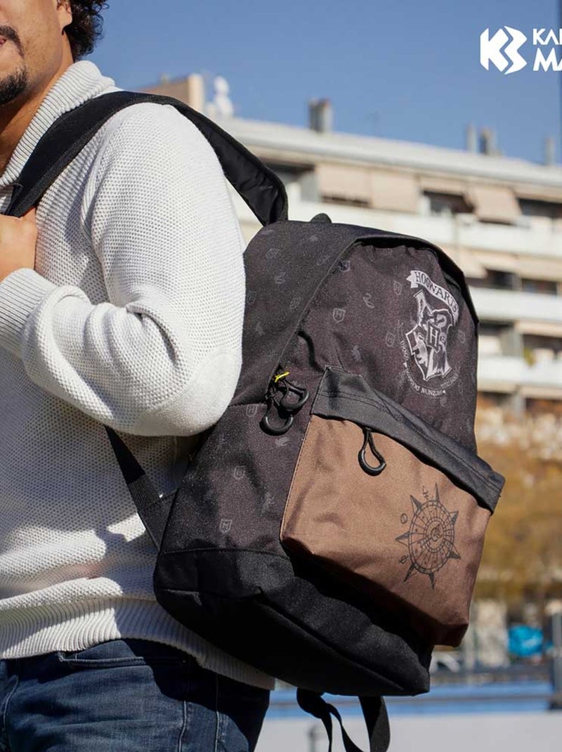 Sac à dos HS FAN - Harry Potter Hogwarts - Noir - Taille Unique Noir - Kiabi