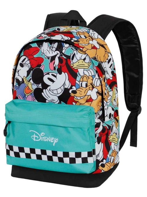 Sac à dos HS FAN 2.0 - Disney Mickey Mouse Squares - Bleu - Taille Unique - Kiabi