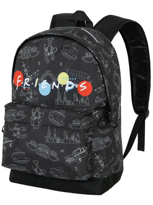 Sac à dos HS FAN 2.0 - Friends Lights - Noir - Taille Unique - Kiabi