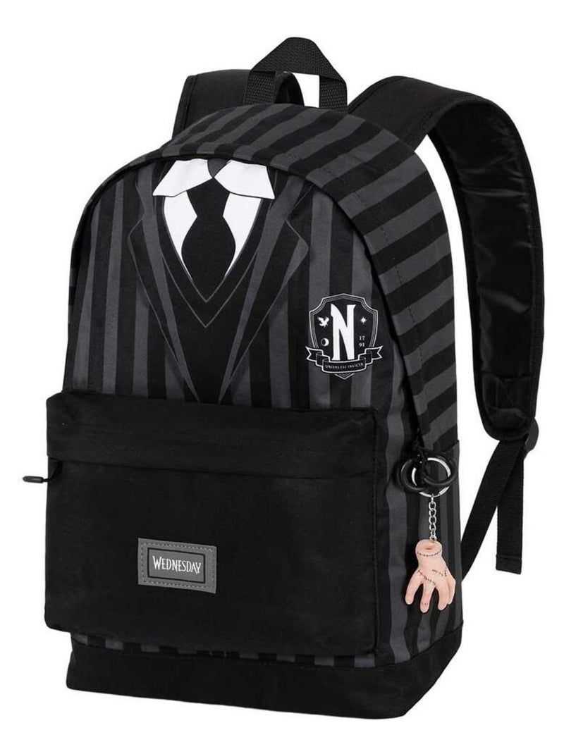 Sac à dos HS FAN 2.0 - Mercredi Uniform Noir - Kiabi