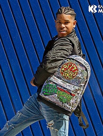 Sac à dos HS FAN 2.0 - Tortues Ninja Pizza Time - Multicolore - Taille Unique