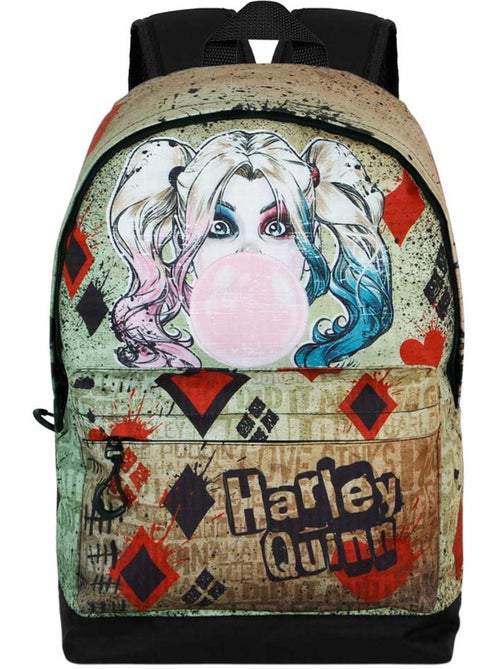 Sac à dos HS FAN 2.2 - DC Comics Harley Quinn Mad Love - Beige - Taille Unique - Kiabi