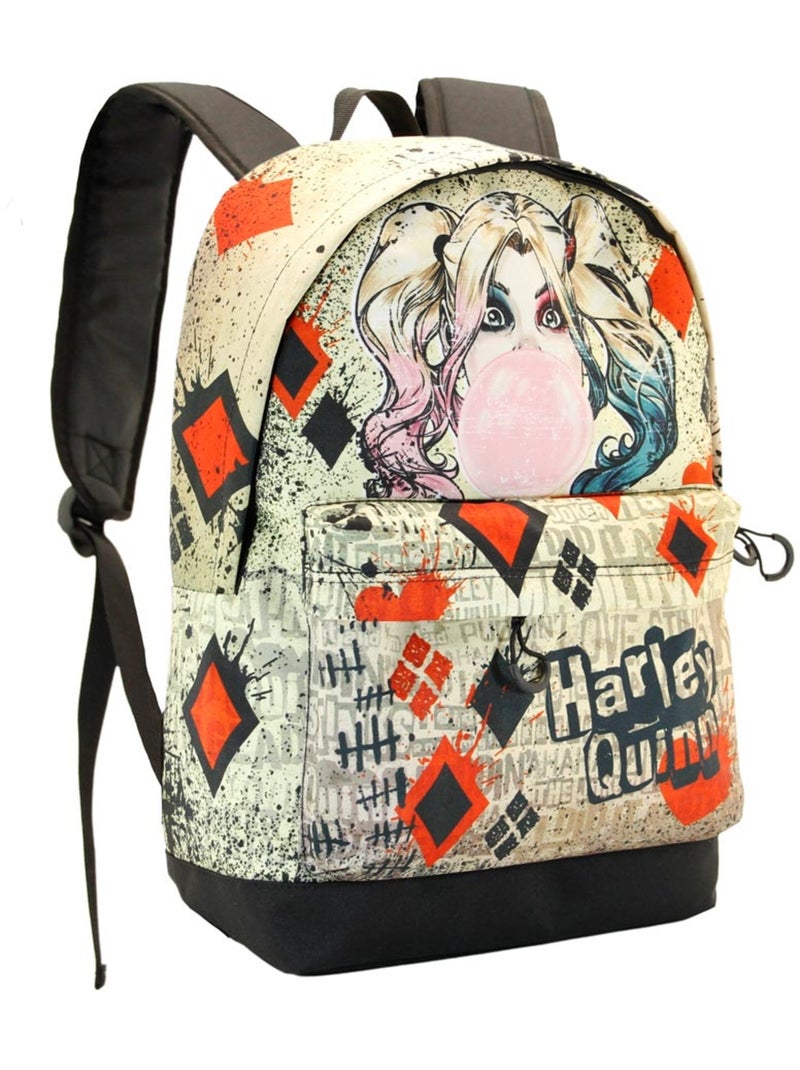 Sac à dos HS FAN 2.2 - DC Comics Harley Quinn Mad Love - Beige - Taille Unique Beige - Kiabi