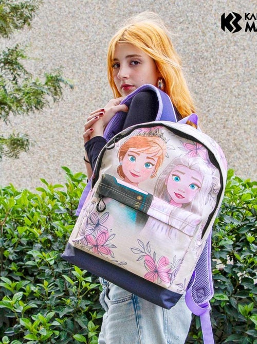 Sac à dos HS FAN 2.2 - Disney La Reine des Neiges 2 (Frozen) Emotion - Beige - Taille Unique - Kiabi