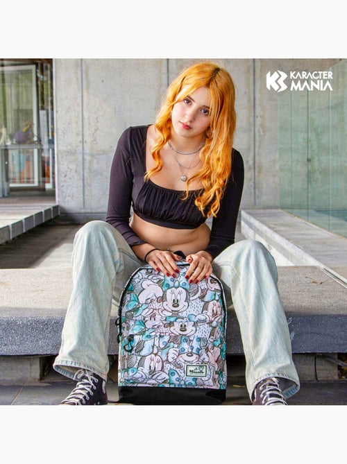 Sac à dos HS FAN 2.2 - Disney Minnie Mouse Drawing - Gris - Taille Unique - Kiabi