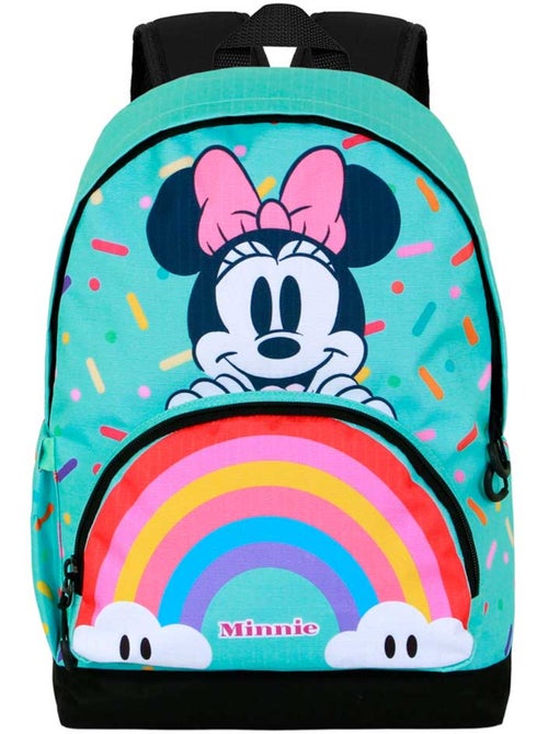 Sac à dos HS FAN 3.0 - Disney Minnie Mouse Rainbow - Turquoise - Taille Unique - Kiabi