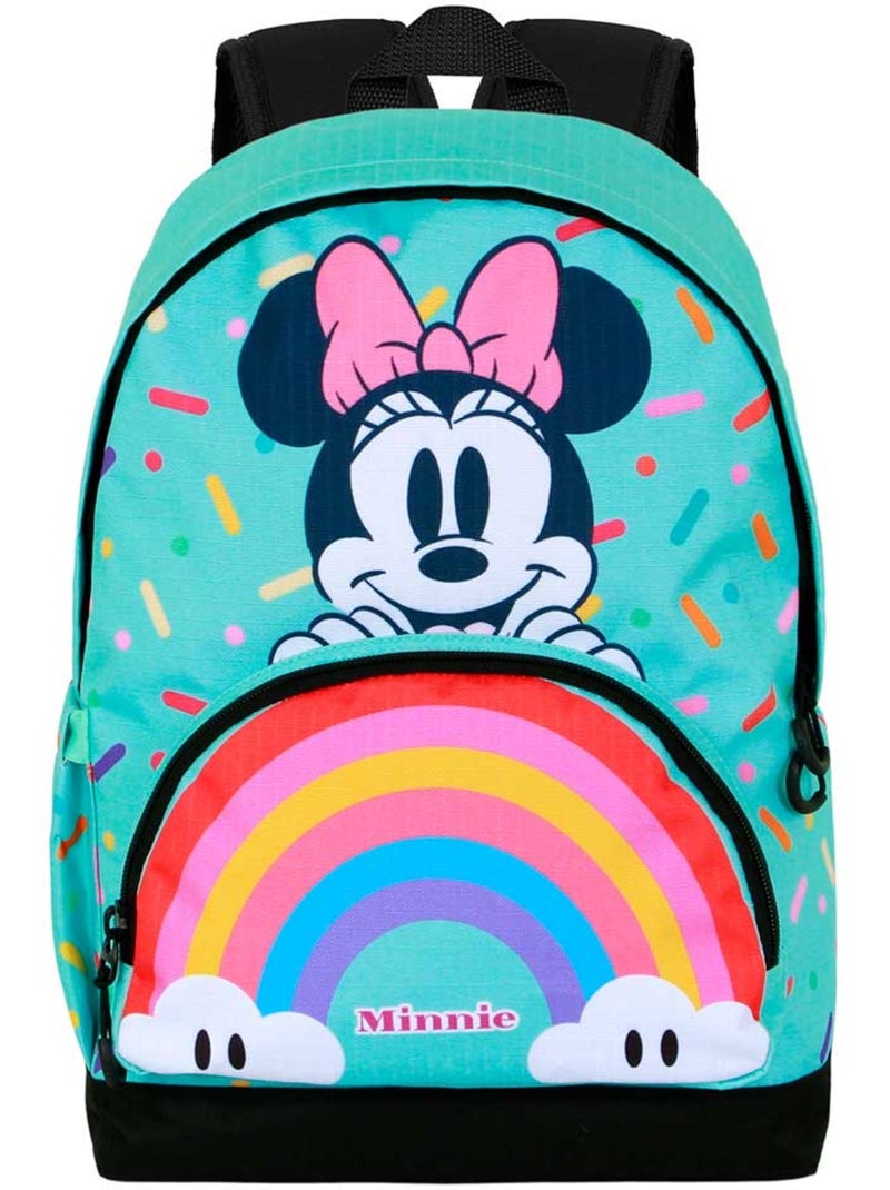 Sac à dos HS FAN 3.0 - Disney Minnie Mouse Rainbow - Turquoise - Taille Unique Bleu turquoise - Kiabi
