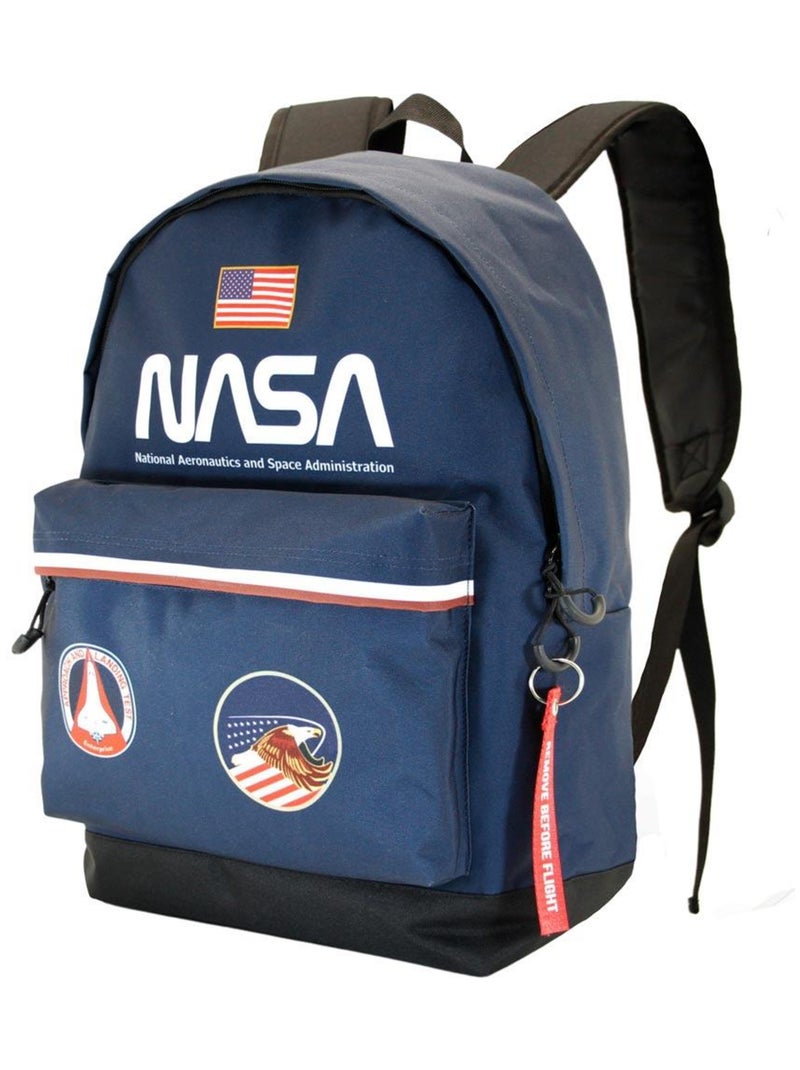 Sac à dos HS FAN Voyage Avion - Marvel NASA Infinity - Bleu - 40x20x25cm Bleu - Kiabi