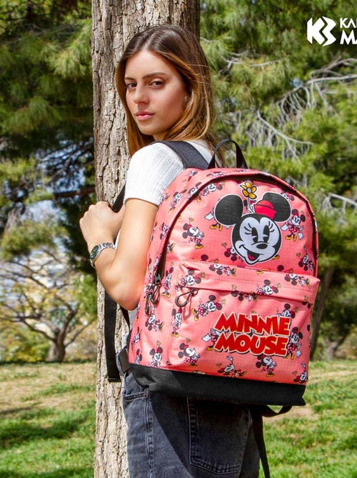 Sac à dos HS PLUS - Disney Minnie Mouse Aqua - Rose - Taille Unique - Kiabi Sac à dos HS PLUS - Disney Minnie Mouse Aqua - Rose - Taille Unique - Kiabi