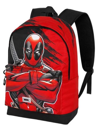 Sac à dos HS PLUS - Marvel Deadpool Bad - Rouge - Taille Unique