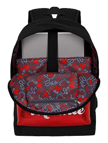 Sac à dos HS Silver - Disney Minnie Mouse Sparkle - Noir - Taille Unique