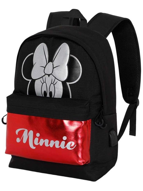 Sac à dos HS Silver - Disney Minnie Mouse Sparkle - Noir - Taille Unique - Kiabi