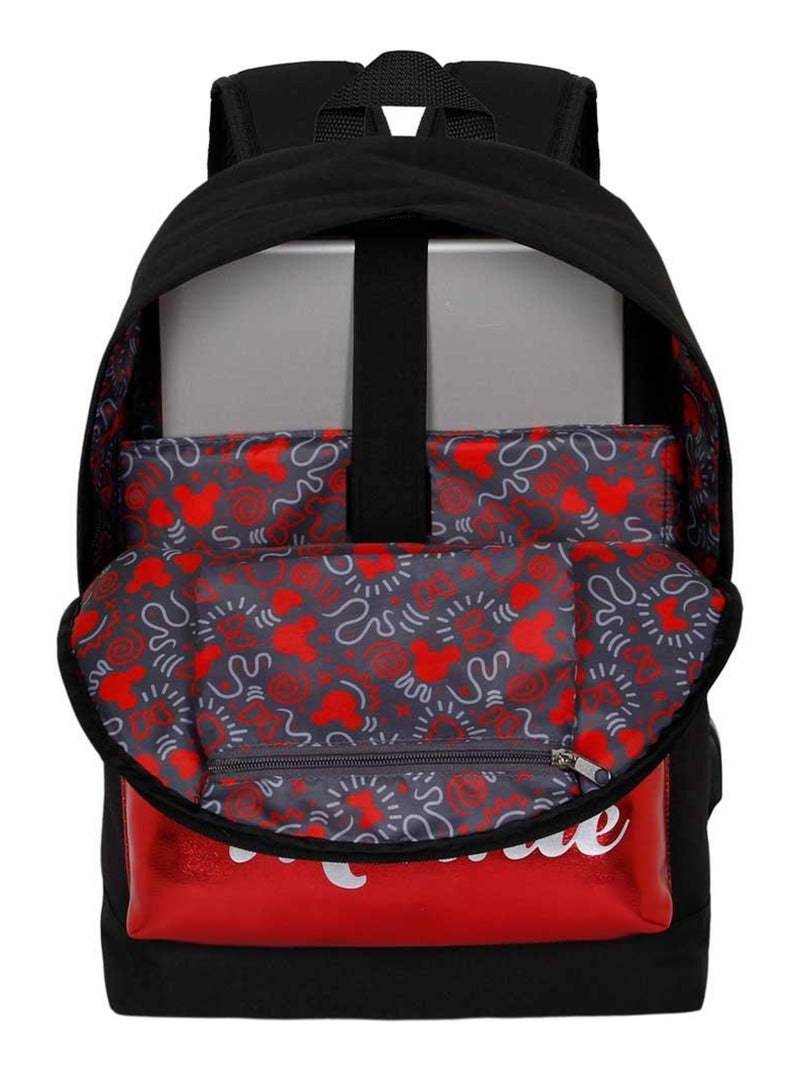 Sac à dos HS Silver - Disney Minnie Mouse Sparkle - Noir - Taille Unique Noir - Kiabi