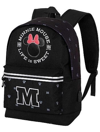 Sac à dos HS Silver - Disney Minnie Mouse Symbol - Noir - Taille Unique