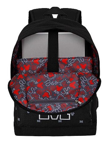Sac à dos HS Silver - Disney Minnie Mouse Symbol - Noir - Taille Unique