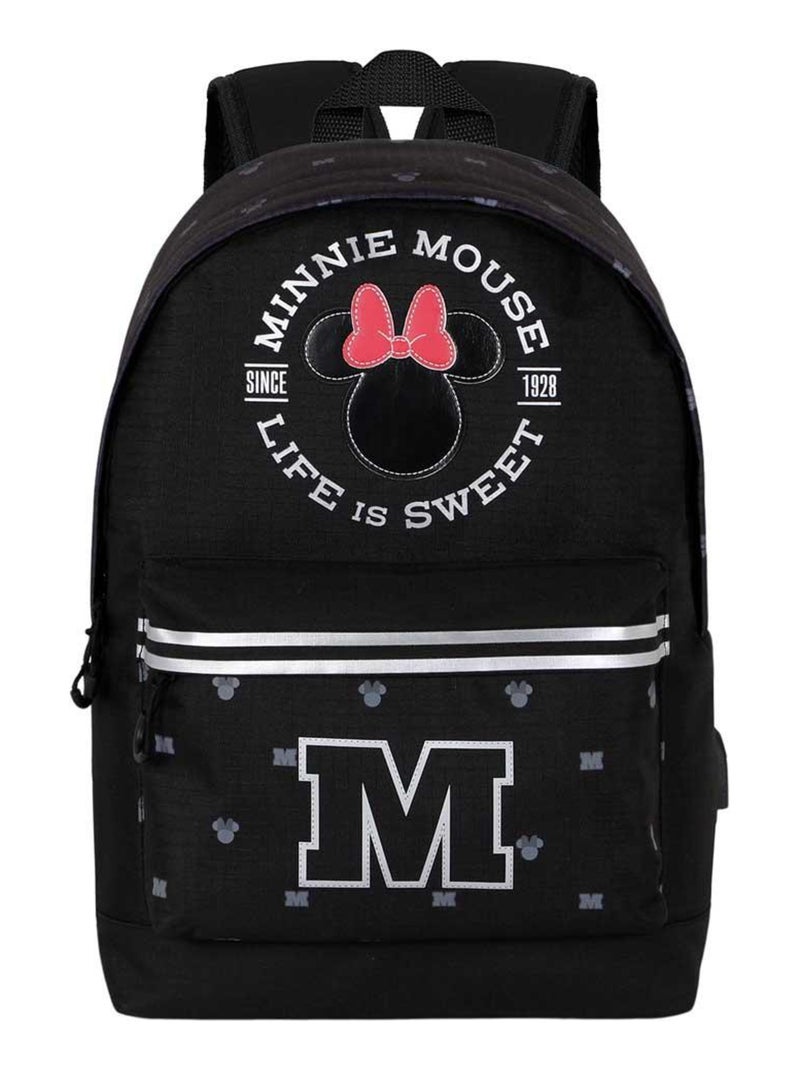 Sac à dos HS Silver - Disney Minnie Mouse Symbol - Noir - Taille Unique Noir - Kiabi