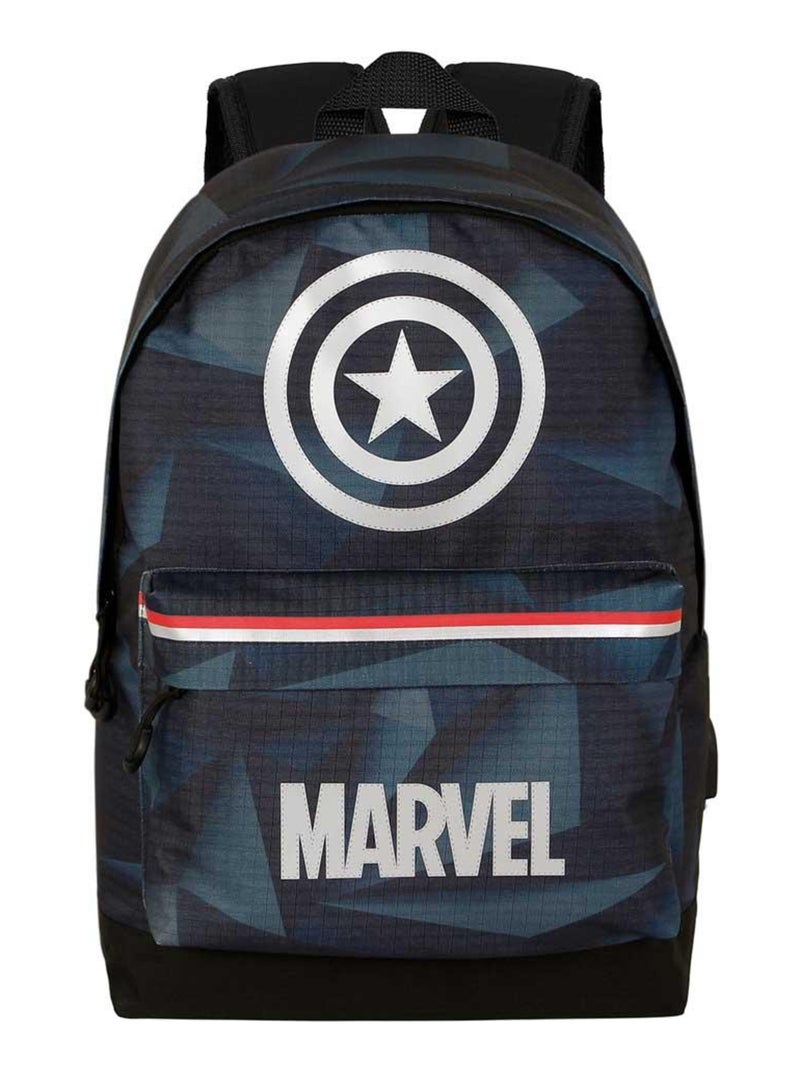 Sac à dos HS Silver - Marvel Metal Noir - Kiabi