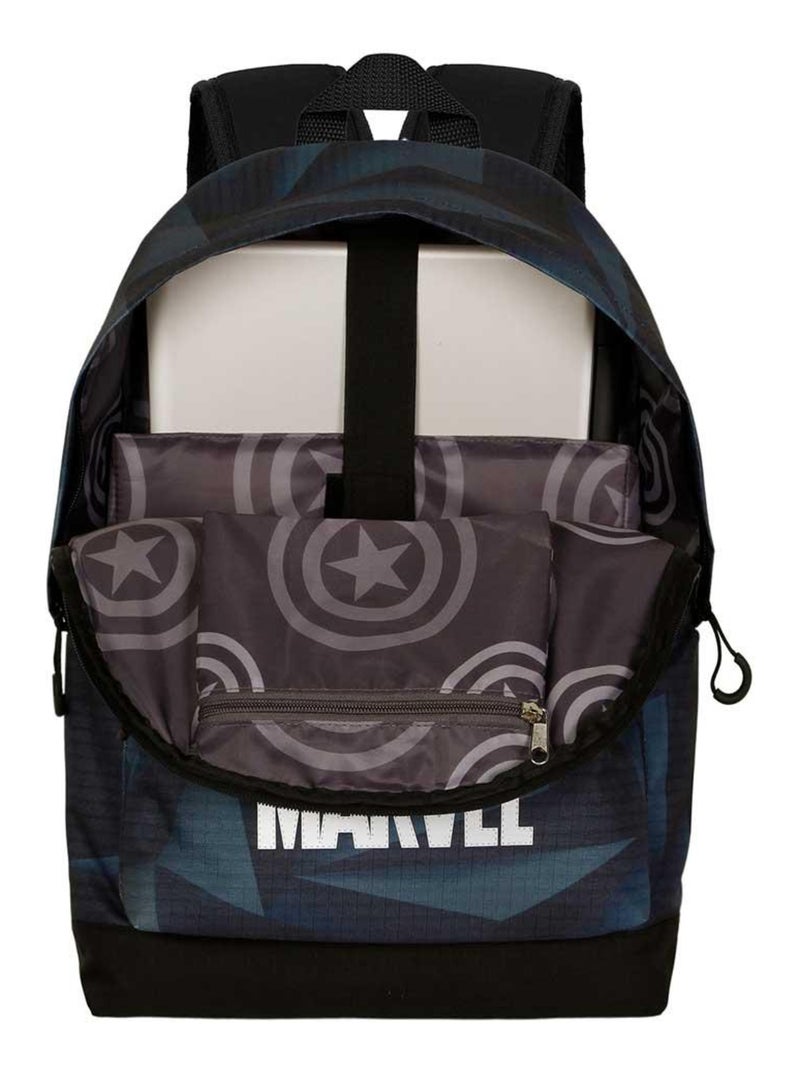 Sac à dos HS Silver - Marvel Metal Noir - Kiabi