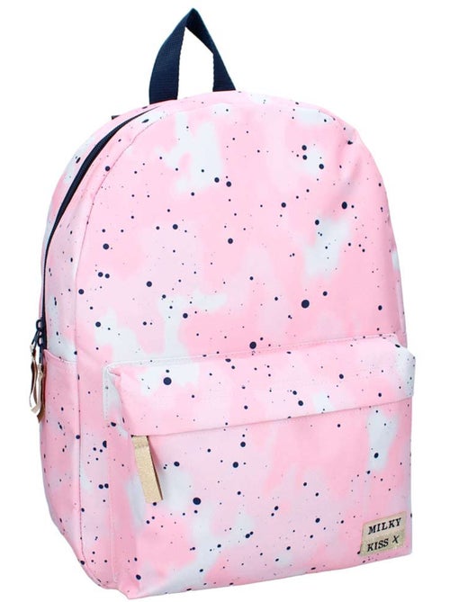 Sac à dos imprimé aquarelle en toile Milky Kiss - Kiabi