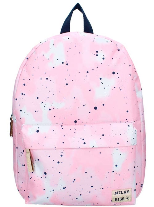 Sac à dos imprimé aquarelle en toile Milky Kiss - Kiabi