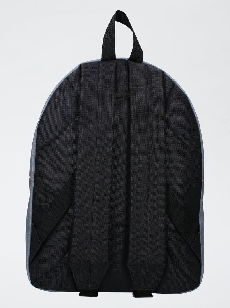 Sac à dos imprimé ballon de foot Gris - Kiabi