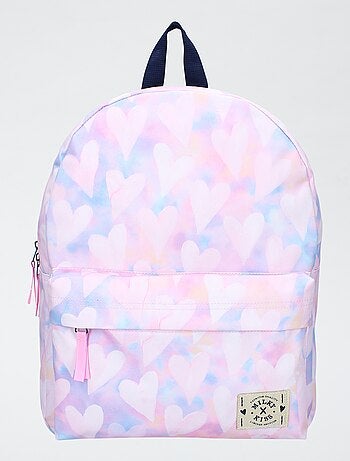 Sac à dos imprimé cœurs