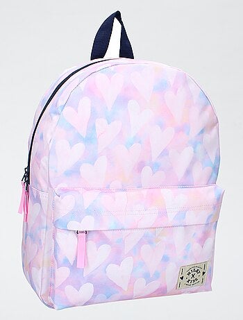 Sac à dos imprimé cœurs