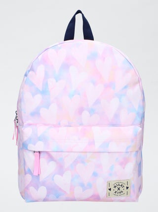 Sac à dos imprimé cœurs