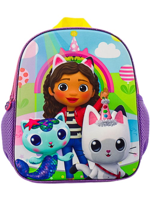 Sac à dos imprimé personnages Gabby's Dollhouse en tissu synthétique - Kiabi