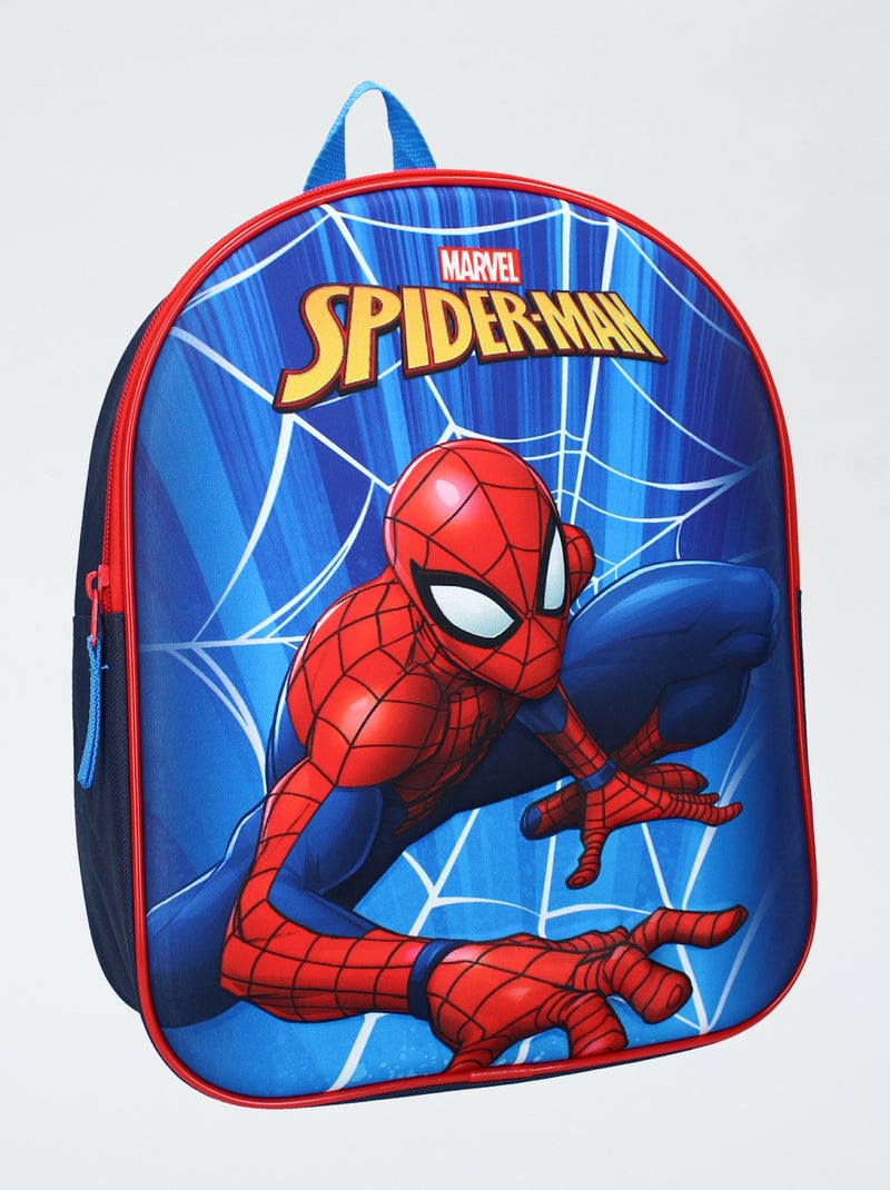 Sac à dos imprimé 'Spider-man' Bleu - Kiabi