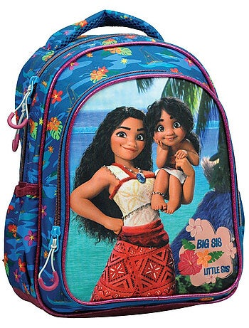 Sac à dos imprimé Vaiana motif tropical synthétique Gim/Disney