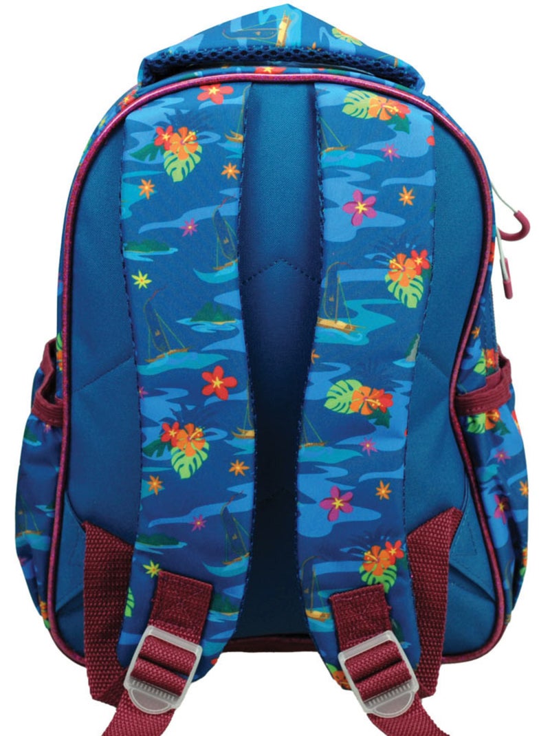 Sac à dos imprimé Vaiana motif tropical synthétique Gim/Disney Bleu Vert clair Bleu - Kiabi