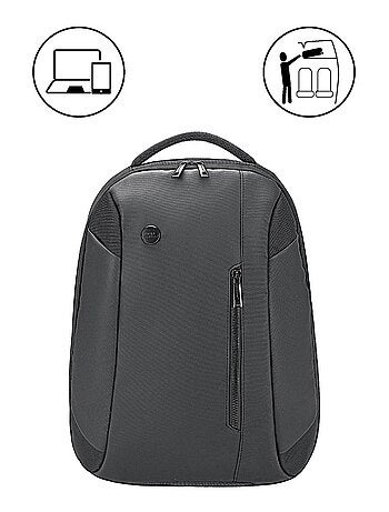 Sac à dos informatique semi-rigide zippé - AFIBEL